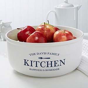 Family Market Personalized Serving Bowl - 26421