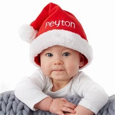 Baby Classic Fleece Personalized Santa Hat - 26435