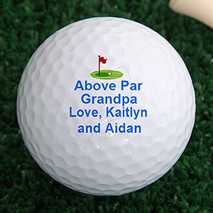 Personalized Golf Balls - Above Par  - 2644-B