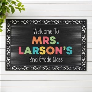 Teachers Classroom Personalized Doormat - 20x35 - 26459-M