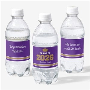 Class Of Personalized Graduation Water Bottle Labels - 26464