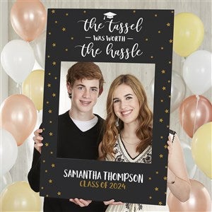 Tassel Was Worth The Hassle Personalized Graduation Photo Frame Prop - 26467
