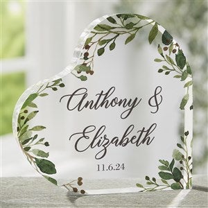 Laurels of Love Personalized Heart Keepsake - 26490