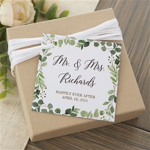 Laurels of Love Personalized Wedding Favor Tags - 26505