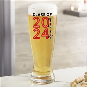 Graduating Class Of Personalized 20 oz Pilsner Glass - 26531-P