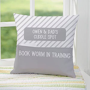 Personalized Kids Book Pillow 14-inch Pocket Pillow - 26537-S