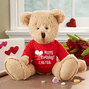 Happy Birthday Personalized Teddy Bear - 2654