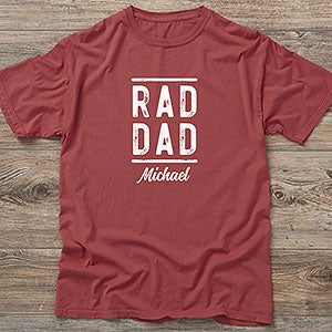 Rad Dad Personalized Hanes® ComfortWash™ Adult T-Shirt - 26602-CWT