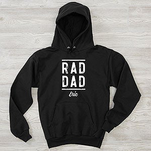 Rad Dad Personalized Hanes® Adult Hooded Sweatshirt - 26603-BS