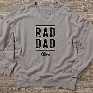 Rad Dad Personalized Hanes® Adult ComfortWash™ Sweatshirt - 26603-CWS