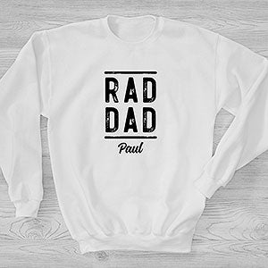 Rad Dad Personalized Hanes® Adult Crewneck Sweatshirt - 26603-S