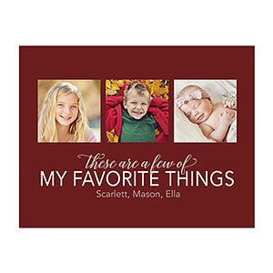 My Favorite Things Personalized Photo Fridge Magnet - 26643