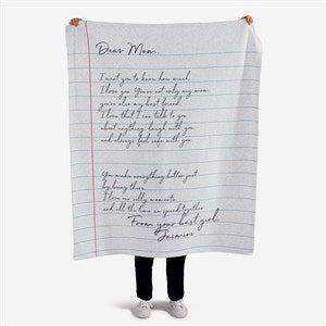 Letter To Mom Personalized 50x60 Sweatshirt Blanket - 26699-SW