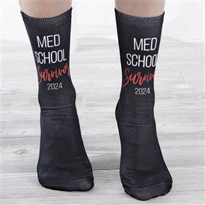 Survivor Personalized Graduation Adult Socks - 26800
