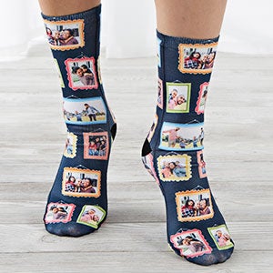 Framed Photo Personalized Adult Photo Socks - 26828