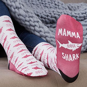 Mommy Shark Personalized Adult Socks - 26851