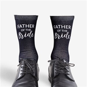 Father Of The Bride Personalized Wedding Socks - 26886