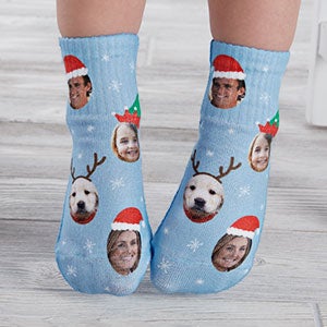 Holiday Photo Character Personalized Toddler Socks - 26905