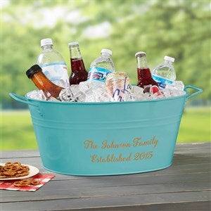 Write Your Own Personalized Beverage Tub-Teal - 26978-T
