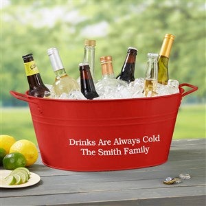 Write Your Own Personalized Beverage Tub-Red - 26978-R