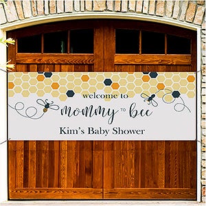 Mommy To Bee Baby Shower Personalized Banner - 45x108 - 27059-L