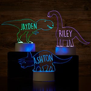 Dinosaur Personalized LED Sign - 27066