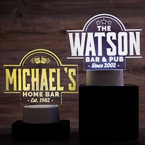 The Bar Personalized LED Sign - 27072