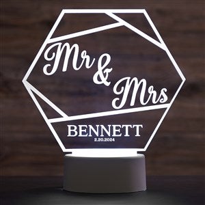 Wedding Couple Personalized LED Sign - 27073