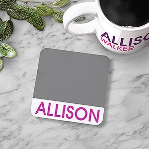 Bold Name Personalized Coaster - 27143