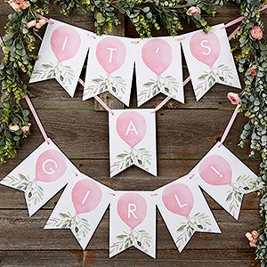 Ready To Pop Girl Personalized Bunting Banner- 16 Flags - 27153