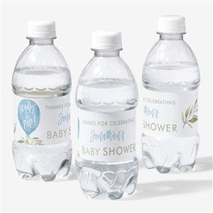 Ready To Pop Baby Boy Personalized Water Bottle Labels - 27158