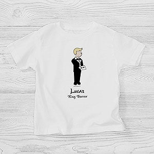 Personalized Ring Bearer Toddler T-Shirt by philoSophies - 27237-TT