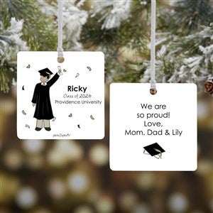 Graduation Guy philoSophies Personalized Ornament - 2 Sided Metal - 27247-2M