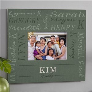 Family Is Everything Personalized 5x7 Wall Frame - Horizontal - 27281-WH