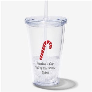 Choose Your Icon Personalized 17 oz. Christmas Acrylic Insulated Tumbler - 27289