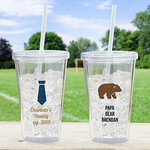 Choose Your Icon Personalized 17 oz. For Him Acrylic Insulated Tumbler - 27291