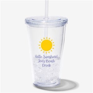 Choose Your Icon Personalized 17 oz. Summer Acrylic Insulated Tumbler - 27296