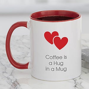 Choose Your Icon Personalized Coffee Mug 11oz Red - 27308-R