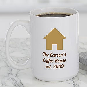 Choose Your Icon Personalized Coffee Mug 15 oz.- White - 27308-L