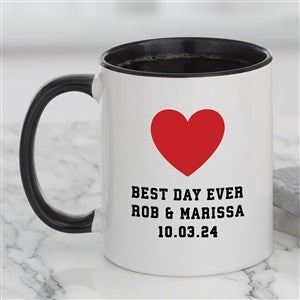 Choose your Icon Personalized Wedding Coffee Mug 11 oz.- Black - 27309-B