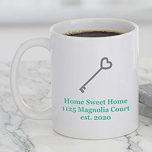 New Home Icon Personalized Coffee Mug 11 oz White - 27321-S