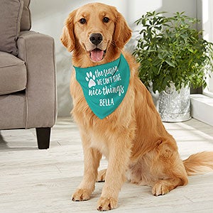 The Reason We Can't Have Nice Things Personalized Dog Bandana- Large - 27351-L