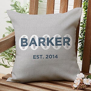 Location Personalized Outdoor Throw Pillow - 16x16 - 27480