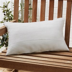 Spring Greenery Personalized Lumbar Outdoor Throw Pillow- 12” x 22” - 27488-LB