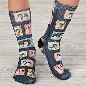 Framed Photo Personalized Kids Photo Socks - 27571