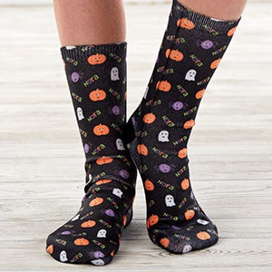 Halloween Characters Personalized Kids Socks - 27603
