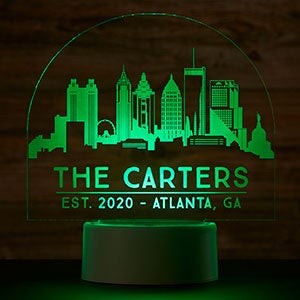 Atlanta Skyline Personalized LED Sign - 27627