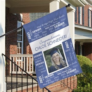 School Spirit Personalized House Flag - 27655