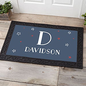 Stars & Stripes Personalized Doormat- 20x35 - 27686-M