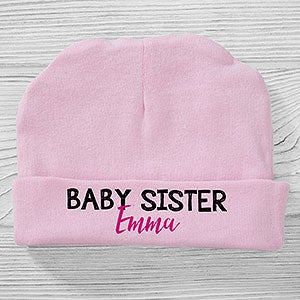 Little Sister Personalized Baby Hat - 27697